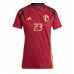 Echipament fotbal Belgia Arthur Vermeeren #23 Tricou Acasa European 2024 pentru femei maneca scurta